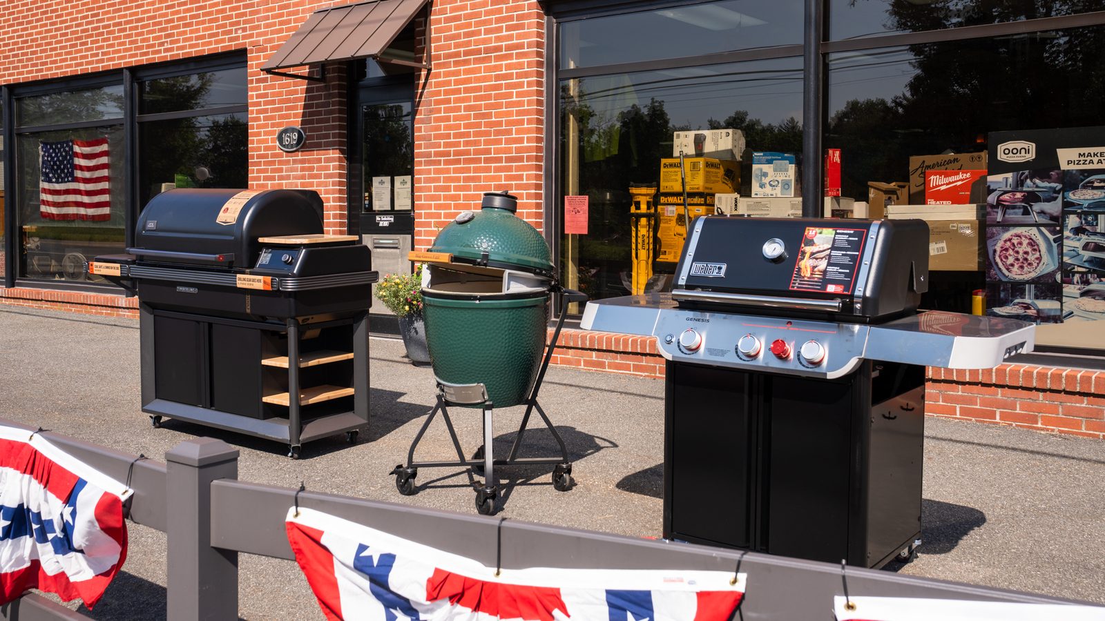 Gas grills and Traeger wood pellet grills at Eddinger's